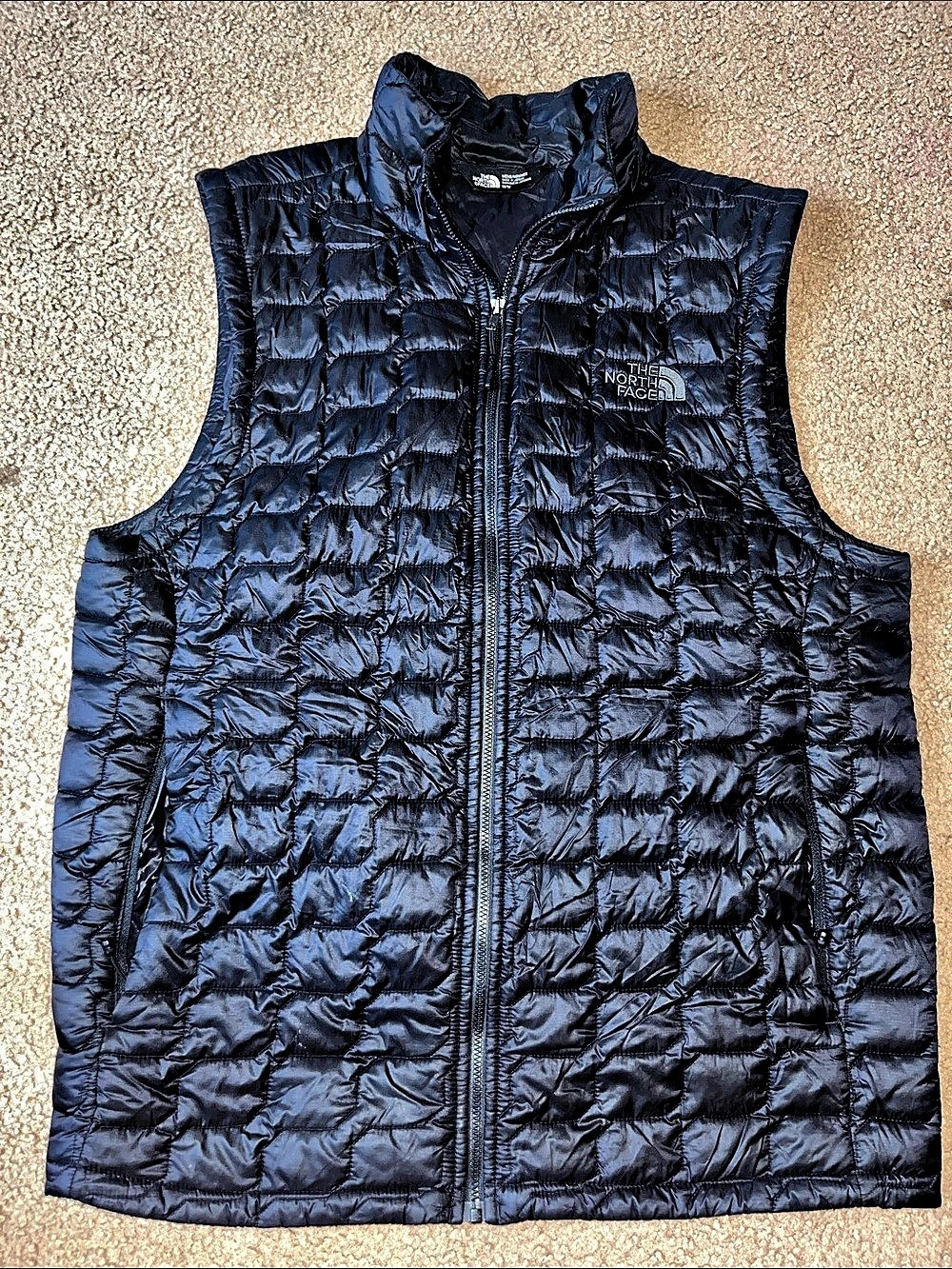 The North Face Men's ThermoBall Vest Quilted Puffer Black